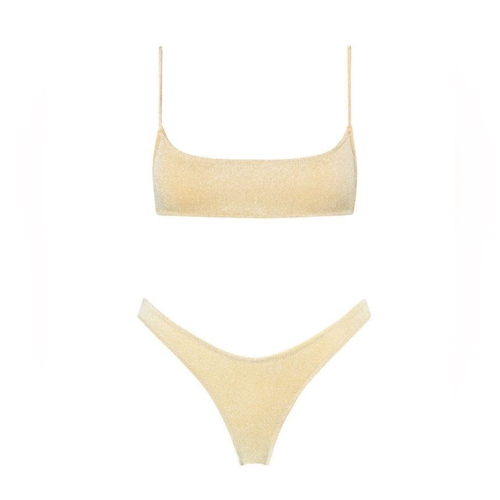 TRIANGL Gold Mica bikini